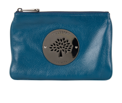 Mulberry Daria Pouch, Leather, Blue, YL3, B, 3*